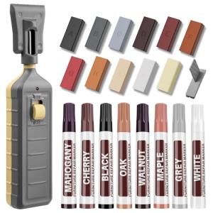 Vinyl Floor Repair Kit with Heat Pen - 11 Colors