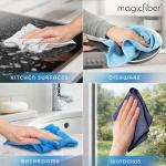 MagicFiber 12-Pack Microfiber Cleaning Cloths, 13"x13