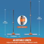 CLEANHOME Heavy Duty Rubber Floor Squeegee