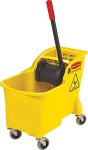 Rubbermaid 31-Quart Tandem Bucket and Wringer Combo