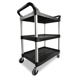 Rubbermaid Heavy Duty 3-Shelf Rolling Utility Cart