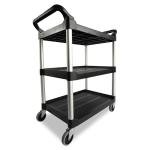 Rubbermaid Heavy Duty 3-Shelf Rolling Utility Cart