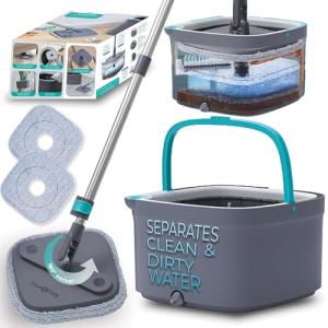 True & Tidy Mop and Bucket Cleaning Set
