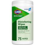 Clorox EcoClean Plant-Based Disinfecting Wipes, 75 Count