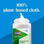 Clorox EcoClean Plant-Based Disinfecting Wipes, 75 Count