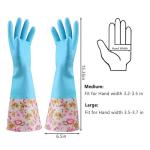 KINGFINGER Waterproof Dishwashing Gloves - 2 Pairs