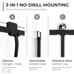 GÜTEWERK 11-Inch Black Shower Glass Squeegee