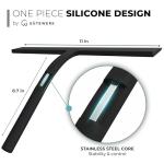 GÜTEWERK 11-Inch Black Shower Glass Squeegee