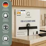 GÜTEWERK 11-Inch Black Shower Glass Squeegee