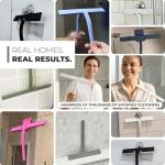 GÜTEWERK 11-Inch Black Shower Glass Squeegee