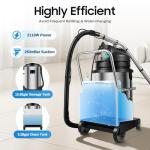 60L Commercial Carpet Cleaner with Heavy Duty Vacuum