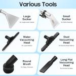 60L Commercial Carpet Cleaner with Heavy Duty Vacuum