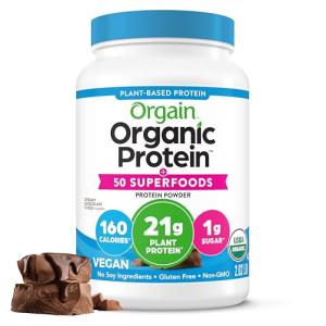 Organic Vegan Protein Powder - Creamy Chocolate Fudge