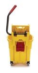 Rubbermaid 35 Quart Yellow Mopping Trolley