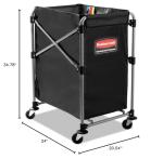 Rubbermaid X-Cart Collapsible Steel 4-Bushel Cart