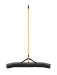 Rubbermaid 36" Push-to-Center Broom, Black