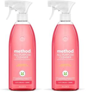Method All-Purpose Cleaner, Pink Grapefruit, 28 oz (2-Pack)