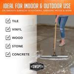 SWOPT 24” Floor Squeegee with Comfort Grip Handle