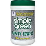 Simple Green Safety Towels, 75 Count Canister