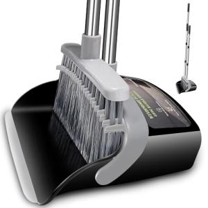 Broom and Dustpan Combo with Long Handle