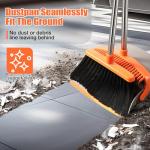 Adjustable Broom and Dustpan Set for Heavy Duty Cleaning