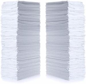 Simpli-Magic White Cotton Shop Towels, 150 Count