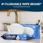 Cottonelle Flushable Wipes, 24 Packs of 14