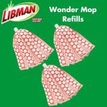 Libman Wonder Mop Replacement Pads - 3 Pack