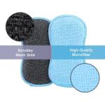 HOMEXCEL 12 Pack Non-Scratch Multi-Purpose Scrub Sponges