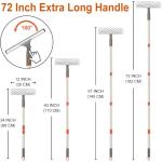 Professional Long Squeegee with Microfiber Pads