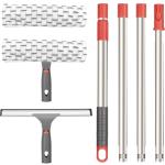 Professional Long Squeegee with Microfiber Pads