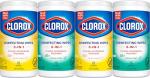 Clorox Bleach-Free Disinfecting Wipes, 75 Count (4-Pack)