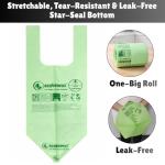 ECOBEWUS 1.6 Gallon Compostable Trash Bags (120 ct.)