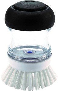 OXO Good Grips Brush with Soap Dispenser & Holder