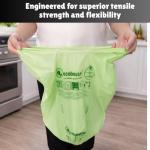 ECOBEWUS 1.6 Gallon Compostable Trash Bags (120 ct.)