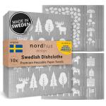 Swedish Dishcloths - 10 Reusable Grey Cloths