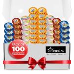 Variety Pack of Coffee Creamer Singles (100 Count)