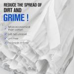 Matthew Cleaning Disposable Loop-Open Wet Mop Heads 6 Pack