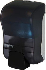 San Jamar Rely Manual Soap and Sanitizer Dispenser