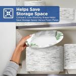 Dixie 8.5 Inch White Paper Plates, 300 Count