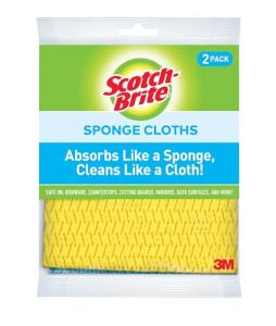 Scotch-Brite Reusable Sponge Cloths - 24 Pack