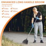 Heavy Duty Indoor/Outdoor Commercial Broom - 50" Handle