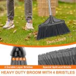 Heavy Duty Indoor/Outdoor Commercial Broom - 50" Handle