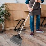 Heavy Duty Indoor/Outdoor Commercial Broom - 50" Handle