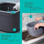 Smart Square Spin Mop and Bucket with 2 Pads