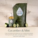 Organic Moisturizing Hand Soap Refill - Cucumber & Mint