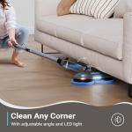 iDOO Cordless Electric Spin Mop with Sprayer