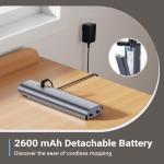 iDOO Cordless Electric Spin Mop with Sprayer