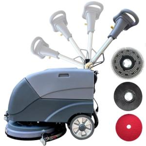 Emotor 15" Foldable Walk-Behind Floor Scrubber