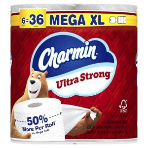 Charmin Ultra Strong Toilet Paper - 6 Mega Rolls